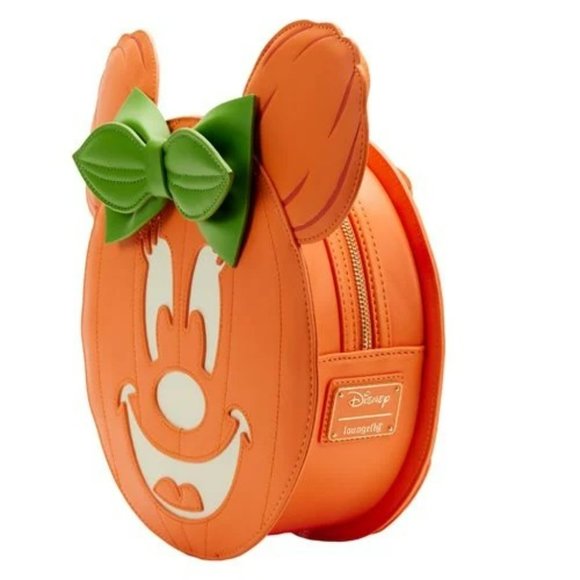 Minnie Mouse Pumpkin Minnie Glow-in-the-Dark Mini-Backpack - Picture 3 of 9